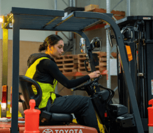 Is forklift driving a good career for women?